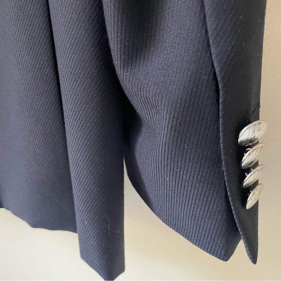 Versace Mens Black 100% Wool Single Breasted Blazer - Picture 11 of 16